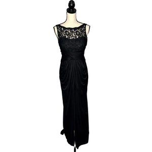 Davids Bridal Black Lace Dress Women's Size 10
